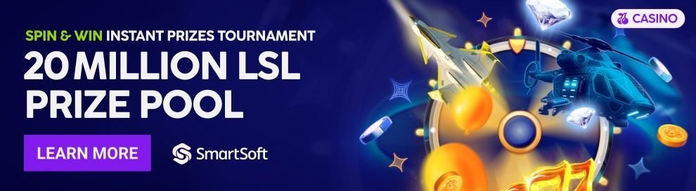 LS Smartsoft Spin & Win Tournament April 26 
